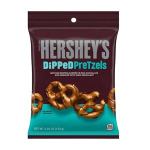 PEG HERSHEY'S DIPPED PRETZELS 4.25Z