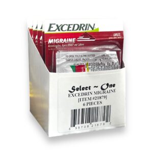 EXCEDRIN 4TAB MIGRAINE BLISTER 6CT