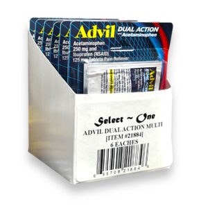 SELECT 4TAB ADVIL DUAL ACTION BLISTER 6CT