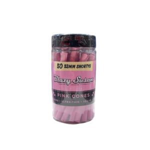 BLAZY SUSAN PINK CONES 53MM JAR 50PC