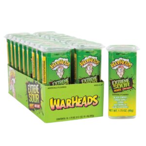 WARHEADS EXTREME SOUR HARD CANDY MINIS 1.75OZ 18CT
