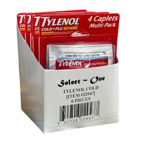 TYLENOL 4TAB BLISTER 6CT