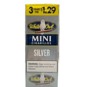 WHITEOWL MINI 3/1.29 SILVER 15CT