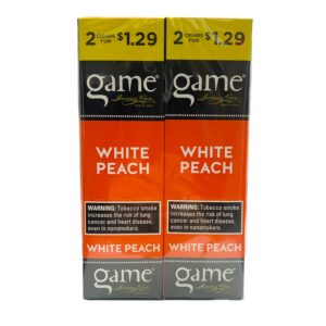 GAME 2/1.29 WHITE PEACH 30CT