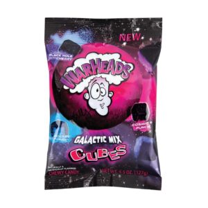 PEG WARHEADS CUBES BLACK HOLE CHERRY 4.5OZ