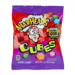 PEG WARHEADS SOUR CUBES CHEWY 3.25OZ
