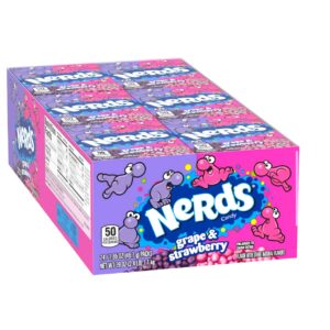 WONKA NERDS STRAWBERRY GRAPE REGULAR 1.65OZ 24CT