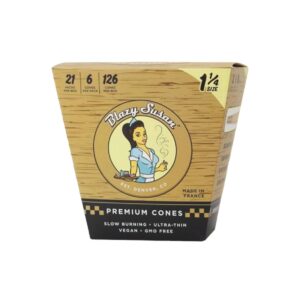 BLAZY SUSAN UNBLEACHED CONES 1 1/4 SIZE BOX 21PK