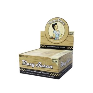 BLAZY SUSAN KING SIZE SLIM UNBLEACHED PAPER 50PK