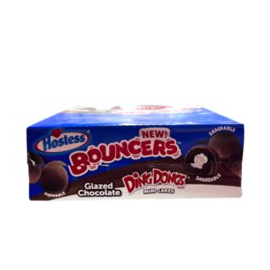 HOSTESS BOUNCERS MINI CAKE DINGDONGS GLAZED CHOCOLATE 2.2OZ 8CT