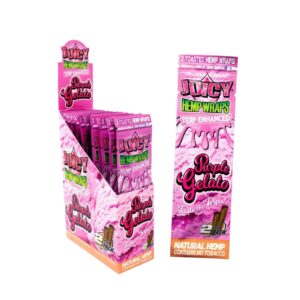 JUICY HEMP WRAPS PURPLE GELATO 25CT