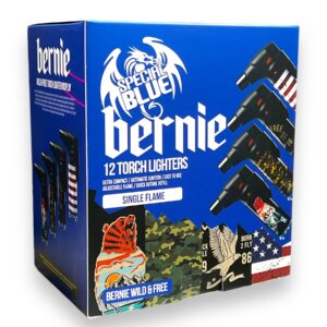 SPECIAL BLUE BERNIE WILD & FREE LIGHTER 12CT