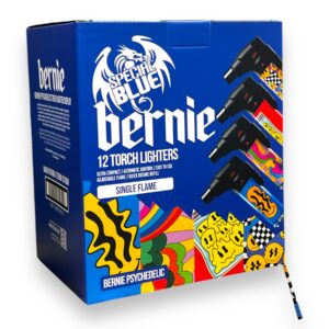 SPECIAL BLUE BERNIE PSYCHEDELIC LIGHTER 12CT