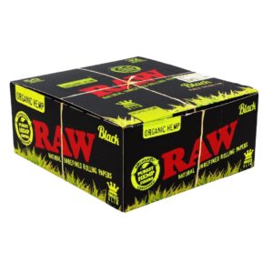 RAW BLACK ORGANIC KING SIZE SLIM 50CT