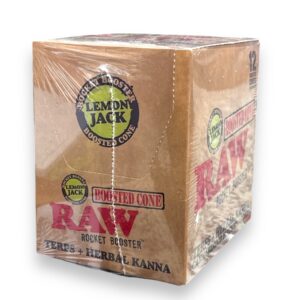 RAW BOOSTED CONES  LEMON JACK 12CT BOX