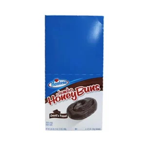 HOSTESS JUMBO HONEY BUNS DEVILS FOOD CHOCLATE 6CT
