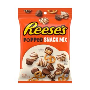 PEG REESES POPPED SNACK MIX 4Z