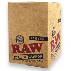 RAW DLX CANNON CONES KING SIZE 12CT BOX