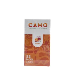 AFGANHEMP CAMO NATURAL LEAF WRAPS HONEY 5/25CT