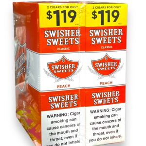 SWISHER SWEET 2/1.19 PEACH 2/30CT