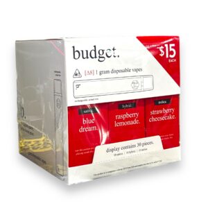 BUDGET D8 1GM DISPOSABLES 30CT BOX