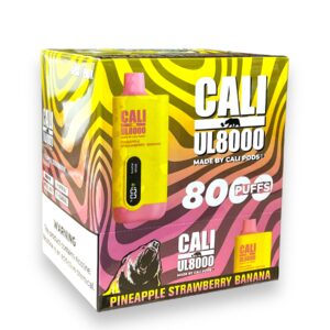 CALI UL8000 PUFFS DISPOSABLE 5% 6CT