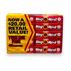 WRIG TWIN 50C 5 STICK 40CT BIG RED