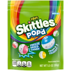 PEG SKITTLES POP'D SOUR FREEZE CANDY 5.5OZ