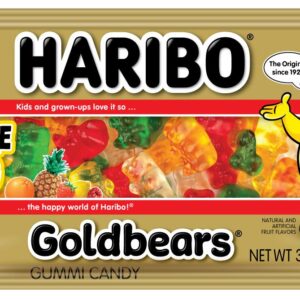 HARIBO SHARE SIZE GUMMI GOLDBEARS 3.5OZ 18CT BOX