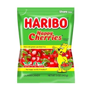 PEG HARIBO 5OZ TWIN/HAPPY CHERRIES