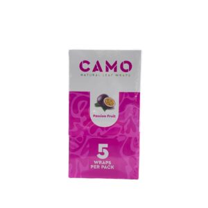 AFGANHEMP CAMO NATURAL LEAF WRAPS PASSION FRUIT 5/25CT