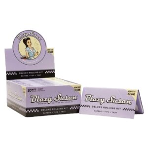 BLAZY SUSAN DELUXE ROLLING KIT KING SIZE SLIM PURPLE 20CT