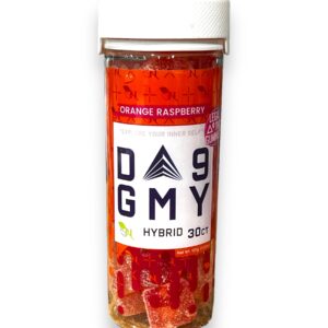 AGFN D9 GUMMY JAR 30CT - ORANGE RASPBERRY