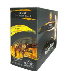 MELLOW FELLOW 2G  DISPOSABLE LIVE RESIN 6CT BOX - CALI GAS