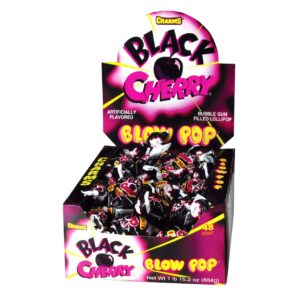 CHARM BLOW POP BLACK CHERRY 48CT