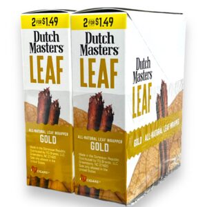 DUTCH MASTERS LEAF 2/1.49 GOLD 30CT