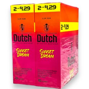DUTCH MASTERS 2/1.29 SUNSET DREAM 30CT