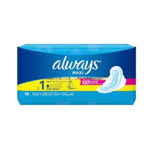 ALWAYS MAXI/WINGS REGULAR 10CT