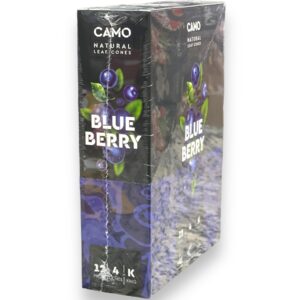 AFGHAN HEMP CONE KING SIZE 4/12CT -BLUEBERRY