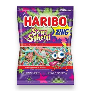 PEG HARIBO 5OZ SOUR S'GHETTI ZING