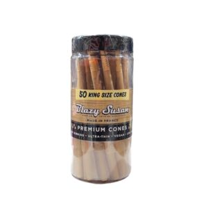 BLAZY SUSAN BROWN CONES KING JAR 50PC