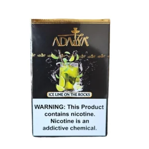 ADALYA HOOKAH TOBACCO 50GM BOX 10CT ICE LIME ON THE ROCKS