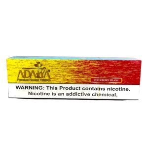 ADALYA HOOKAH TOBACCO 50GM BOX 10CT STRAWBERRY SPLASH