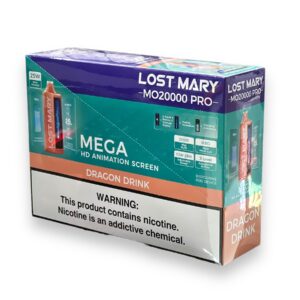 LOST MARY-ELF BAR DISPOSABLE MO-20000 PUFF 5CT -DRAGON DRINK