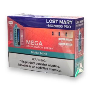 LOST MARY-ELF BAR DISPOSABLE MO-20000 PUFF 5CT -MIAMI MINT