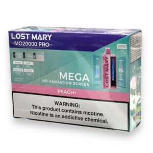 LOST MARY-ELF BAR DISPOSABLE MO-20000 PUFF 5CT -PEACH +