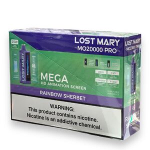 LOST MARY-ELF BAR DISPOSABLE MO-20000 PUFF 5CT -RAINBOW SHERBET