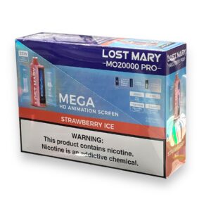 LOST MARY-ELF BAR DISPOSABLE MO-20000 PUFF 5CT -STRAWBERRY ICE