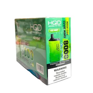 HQD CUVIE MARS 8000 PUFFS ICE MINT 5CT