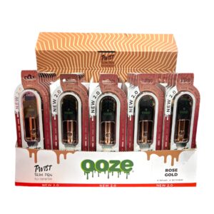 OOZE TWIST SLIM PEN 2.0 BATTERY KIT 320MAH EACH - ROSE GOLD